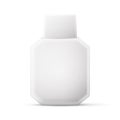 Antiseptic Drugs Square Plastic Bottle White