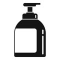 Antiseptic hand clean icon, simple style