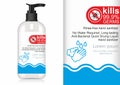 Antiseptic. Hand Sanitizer. Sanitizer icon. Anti bacterial and virus solution. Symbol for disinfectant gel labels.
