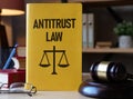 Antitrust law is shown using the text Royalty Free Stock Photo