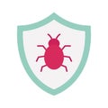 Antivirus Flat Vector icon which can easily modify or edit