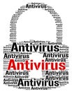 Antivirus Lock Indicates Security Secure And Spyware