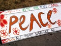 Antiwar peace sign Royalty Free Stock Photo