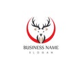 Antler logo design template