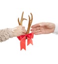 Antlers in gift