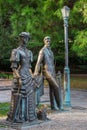 Anton Chekhov and Lady with dog - Monument dedicated to russian writer Chekho