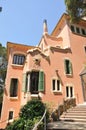 Antoni Gaudi house. Modernist architecture. Royalty Free Stock Photo