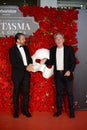 Antonio Banderas and Andrew Lloyd Webber at the Phantom of the Opera photocall Madrid Spain