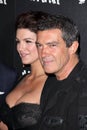 Antonio Banderas, Gina Carano Royalty Free Stock Photo