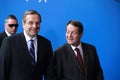 Antonis Samaras and Nicos Anastasiades