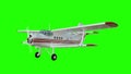 The antonov An-2 bi-plane. Old white plane. Realistic physics animation, realistic reflections and motions. Global illumination re