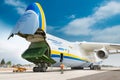 The Antonov 225 the biggest airplane in the world Royalty Free Stock Photo