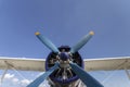 Antonov An-2 biplane propeller airplane in the Aeropark, Budapest