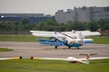 Antonov biplane from Romanian Air Club on Bucharest BIAS Royalty Free Stock Photo