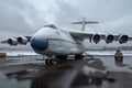 Antonov cargo plane, before being destroyed. Ai generated