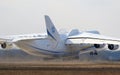 Antonov An-225 Mriya aircraft at Gostomel Airport, Kiev, Ukraine Royalty Free Stock Photo