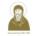 Antony the Great 251-356 was a Christian monk from Egypt, revered since his death as a saint. For his importance among the Deser