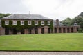 Antony House Colonnade Win in the Cornwall village of Antony