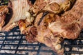 Mbuzi Nyama Choma Goat Roasted Meat On The Grill Grilled Barbecue Delectable Food In Nairobi City County Kenya East Africa