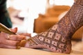 Henna Tatto Design Pattern Symmetry Detailed Textured Abstract Tradition In Nairobi City County Kenya East Africa