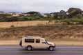 Landcruiser Moving along Ntulele Highway in Narok County Engulfed with Wheat Farm