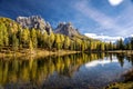 Antorno lake, Misurina. Italy