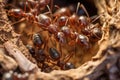 Ants Building Nest Architecture, ant colony