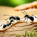 Ants in forest, AI-Generatet