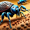 Ants in forest, AI-Generatet