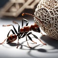 Ants in forest, AI-Generatet