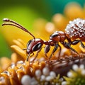 Ants in forest, AI-Generatet