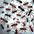 Ants in forest, AI-Generatet