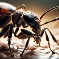 Ants in forest, AI-Generatet