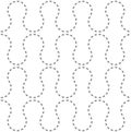 Seamless pattern of the paths ants