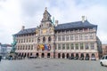 Antwerp\'s City Hall seen from the Grote Markt Royalty Free Stock Photo
