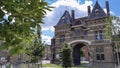 Entrance gate of Groen Kwartier district in Antwerp, Belgium Royalty Free Stock Photo