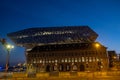 ANTWERP, BELGIUM, 04 20 2022, The modern architectural landmark building as the harbour house of the Antwerp-Bruges port Royalty Free Stock Photo