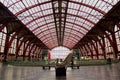 ANTWERP, BELGIUM - October 2, 2019: Interior of the monumental Central Railway Station in Antwerp Centraal Station Antwerpen,