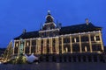 Antwerp City Hall with statue of Silvius Brabo in Belgium Royalty Free Stock Photo