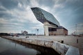 Antwerp port administration headquarters, designed by famous iranian architect Zaha Hadid, Antwerpen, Belgium