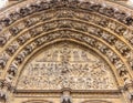 Antwerpen Cathedral Main Entrance Doors Royalty Free Stock Photo