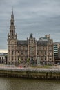 Scheldt facade of Shipping pilots building, Antwerpen, Belgium Royalty Free Stock Photo