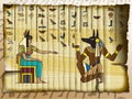 Anubis and Cleopatra.