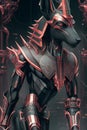 Anubis the egyptian lord of the dead Elegant, Generative AI