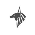 Anubis icon logo design illustration template