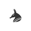 Anubis icon logo design illustration template