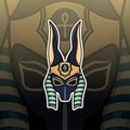 Anubis logo mascot, Vector illustration