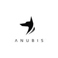 Anubis modern sophisticated logo design. Professional Anubis logo concept.