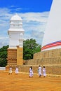 Anuradhapura Ruwanwelisaya Stupa, Sri Lanka UNESCO World Heritage Royalty Free Stock Photo