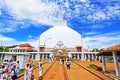 Anuradhapura Ruwanwelisaya Stupa, Sri Lanka UNESCO World Heritage Royalty Free Stock Photo